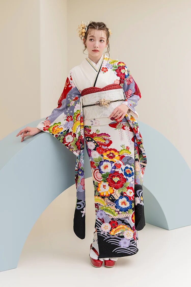 京都きもの友禅の着物画像